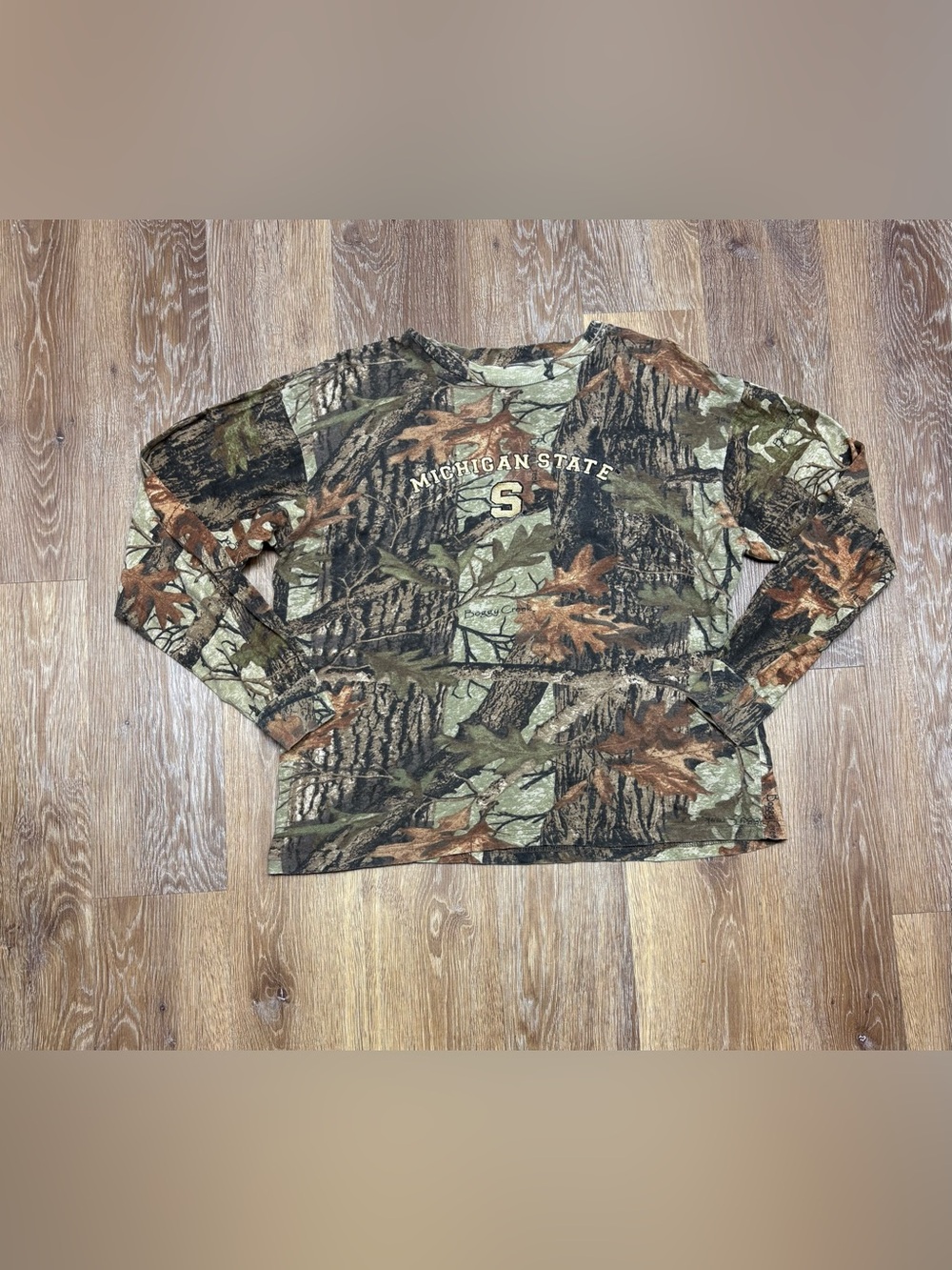 Michigan State Camouflage Long Sleeve Tee